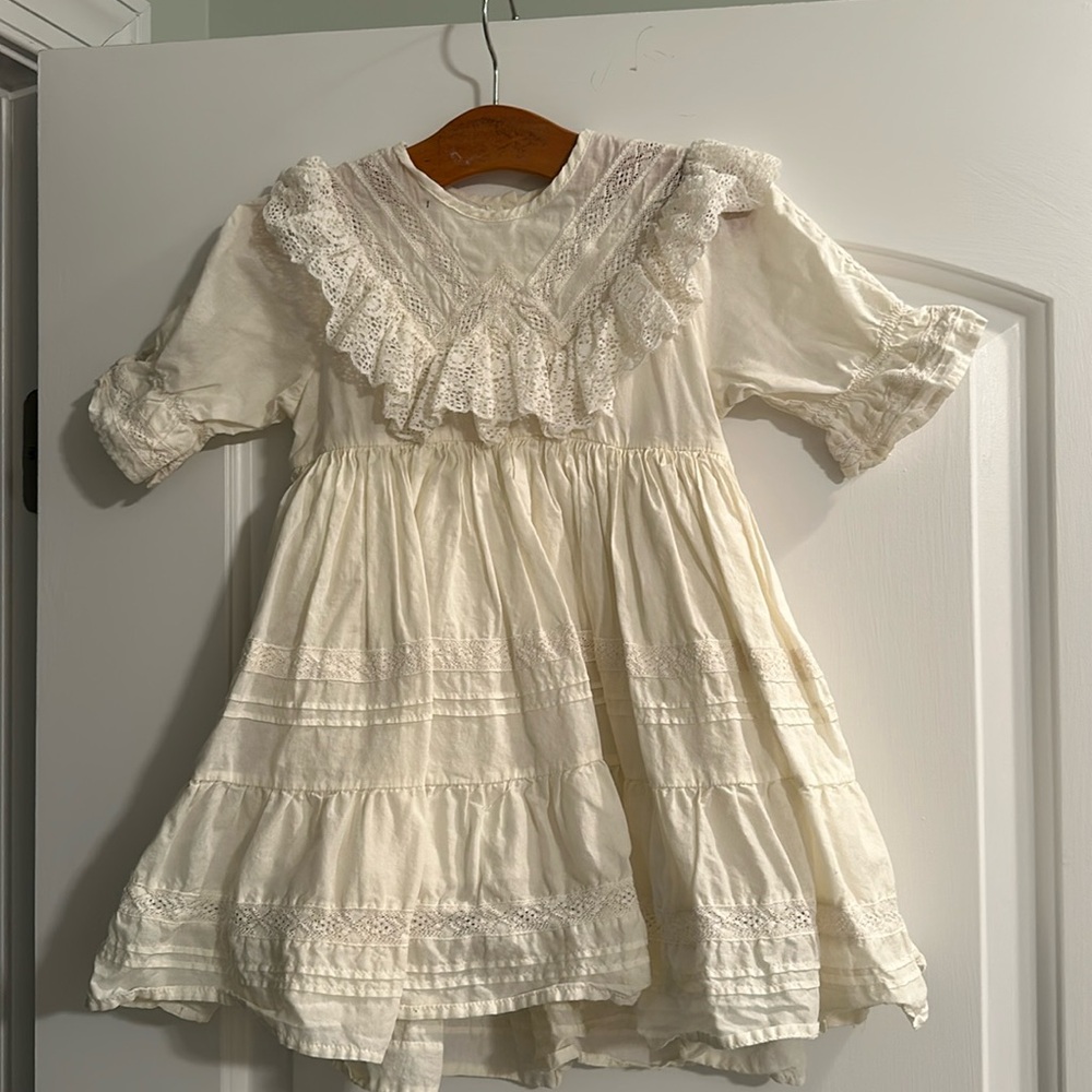 Nora Lee ivory kids 4T dress worn once